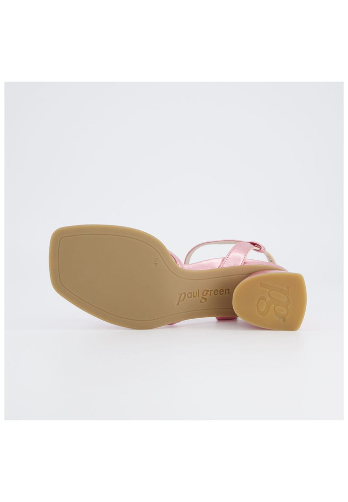 Paul Green Sandalen Lederimitat Pink Metallic