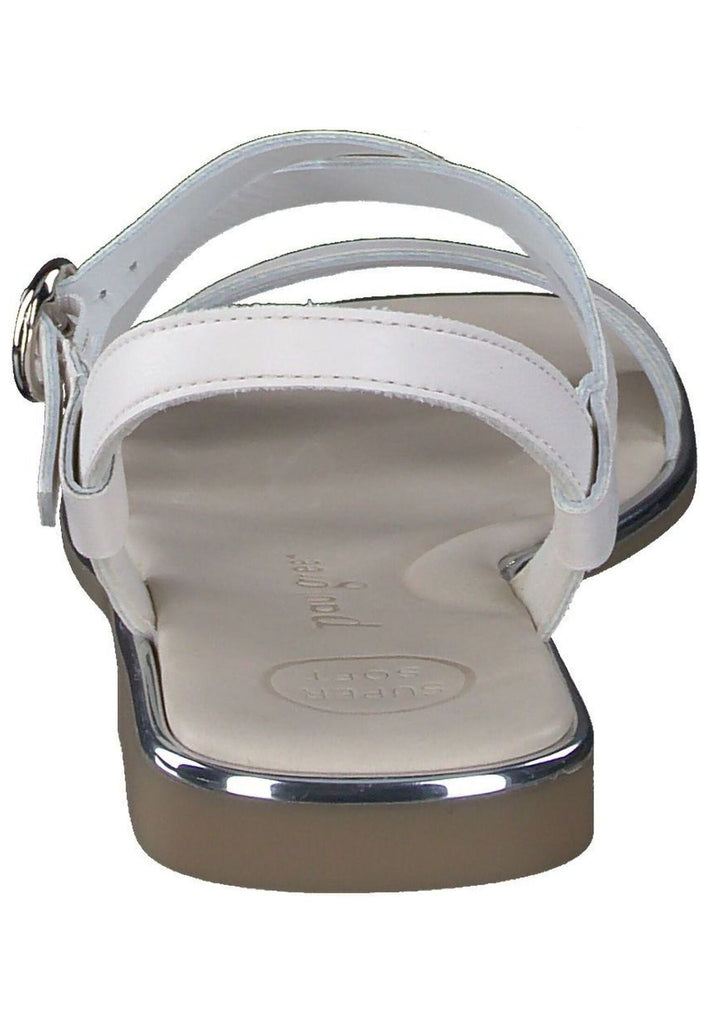 Paul Green Sandalen Lederimitat Weiß