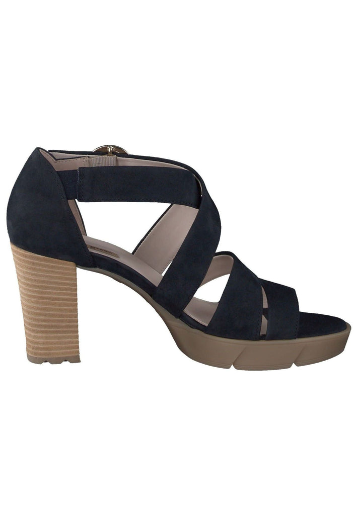 Paul Green Sandalen Nubukleder Blau