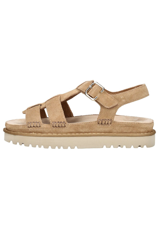 Paul Green Sandalen Veloursleder Beige