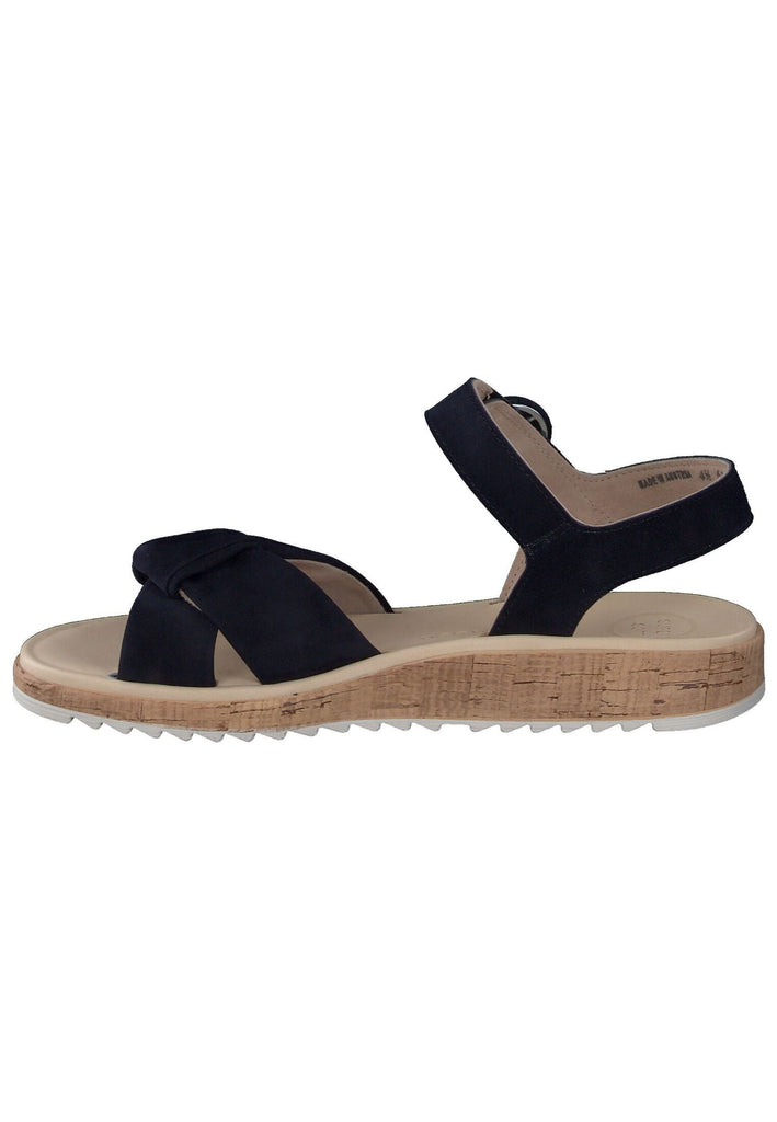 Paul Green Sandalen Veloursleder Blau