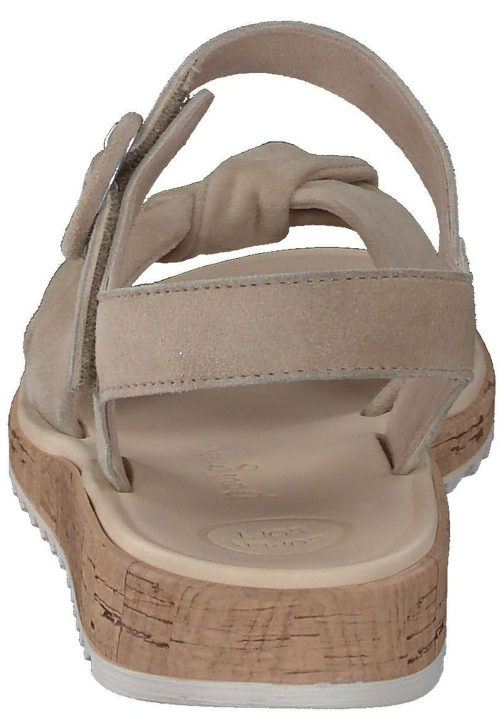 Paul Green Sandalen Veloursleder Champagne
