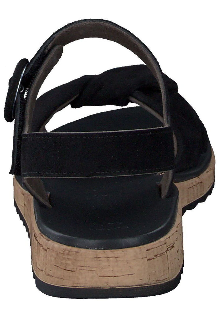 Paul Green Sandalen Veloursleder Schwarz