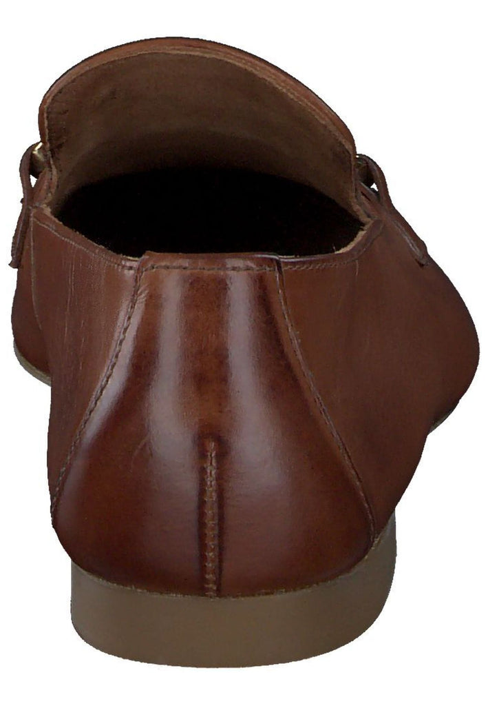 Paul Green Slipper Glattleder Cognac