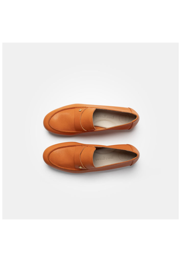 Paul Green Slipper Glattleder Orange
