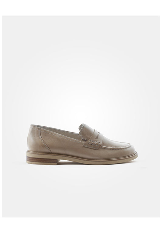 Paul Green Slipper Glattleder Sand