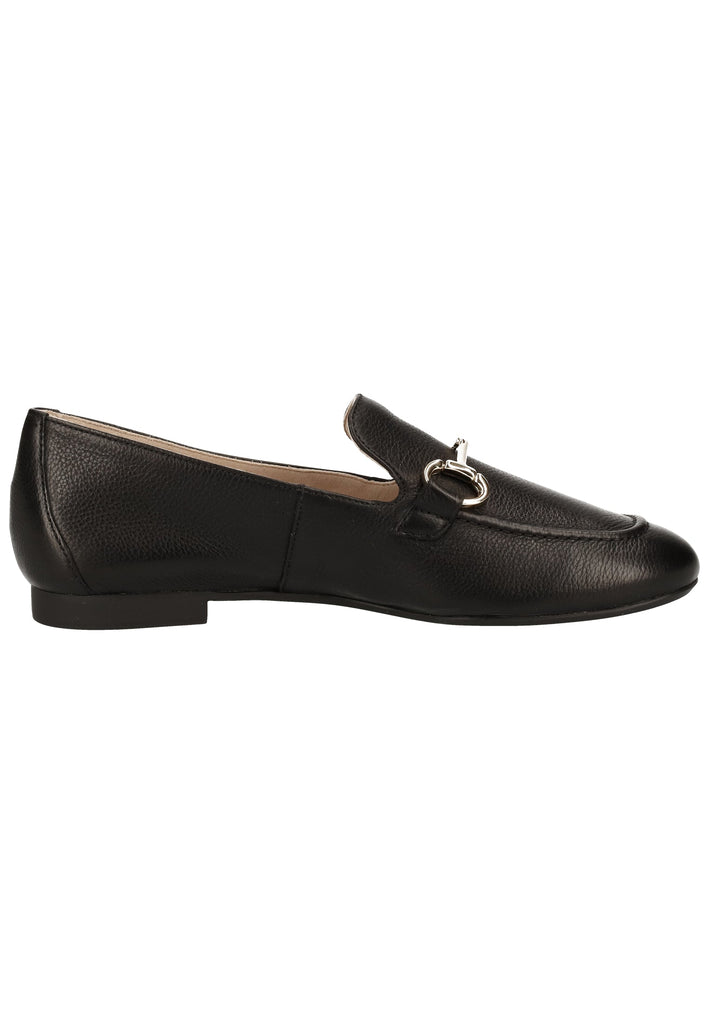 Paul Green Slipper Glattleder Schwarz
