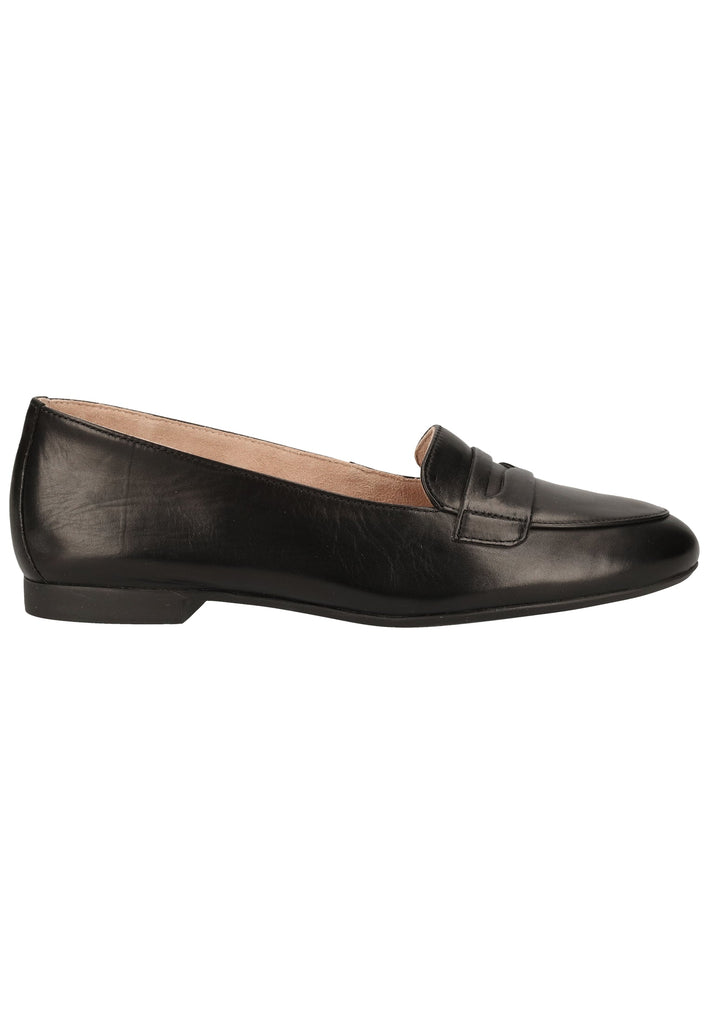 Paul Green Slipper Glattleder Schwarz
