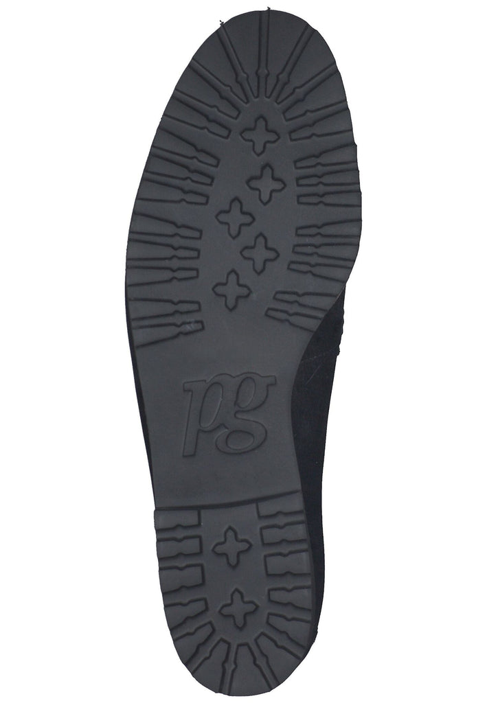 Paul Green Slipper Glattleder Schwarz