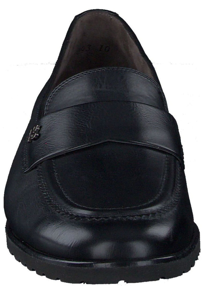 Paul Green Slipper Glattleder Schwarz