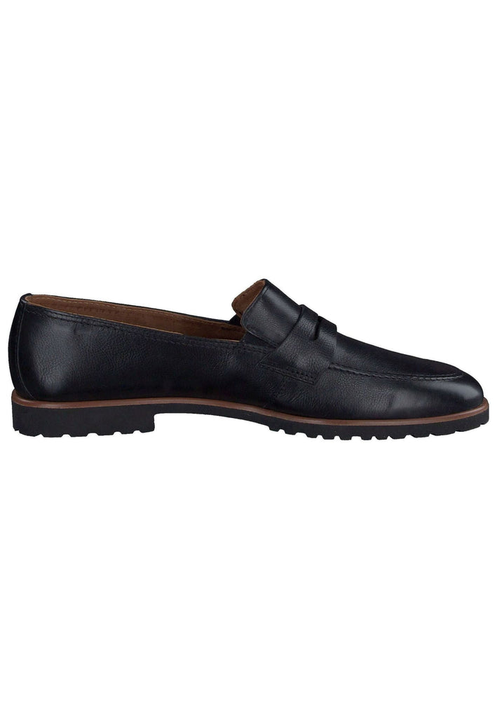 Paul Green Slipper Glattleder Schwarz