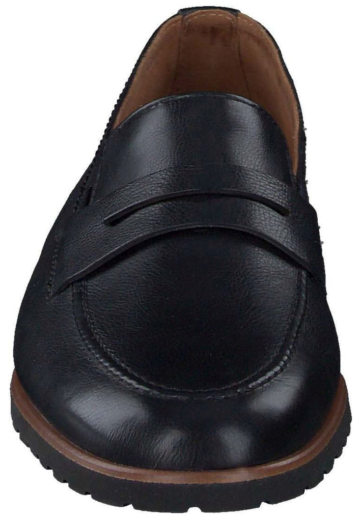 Paul Green Slipper Glattleder Schwarz