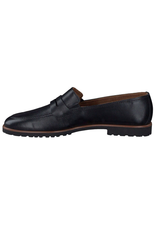 Paul Green Slipper Glattleder Schwarz