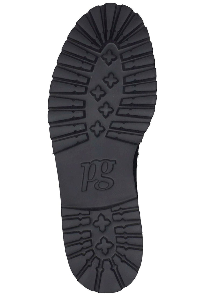 Paul Green Slipper Glattleder Schwarz