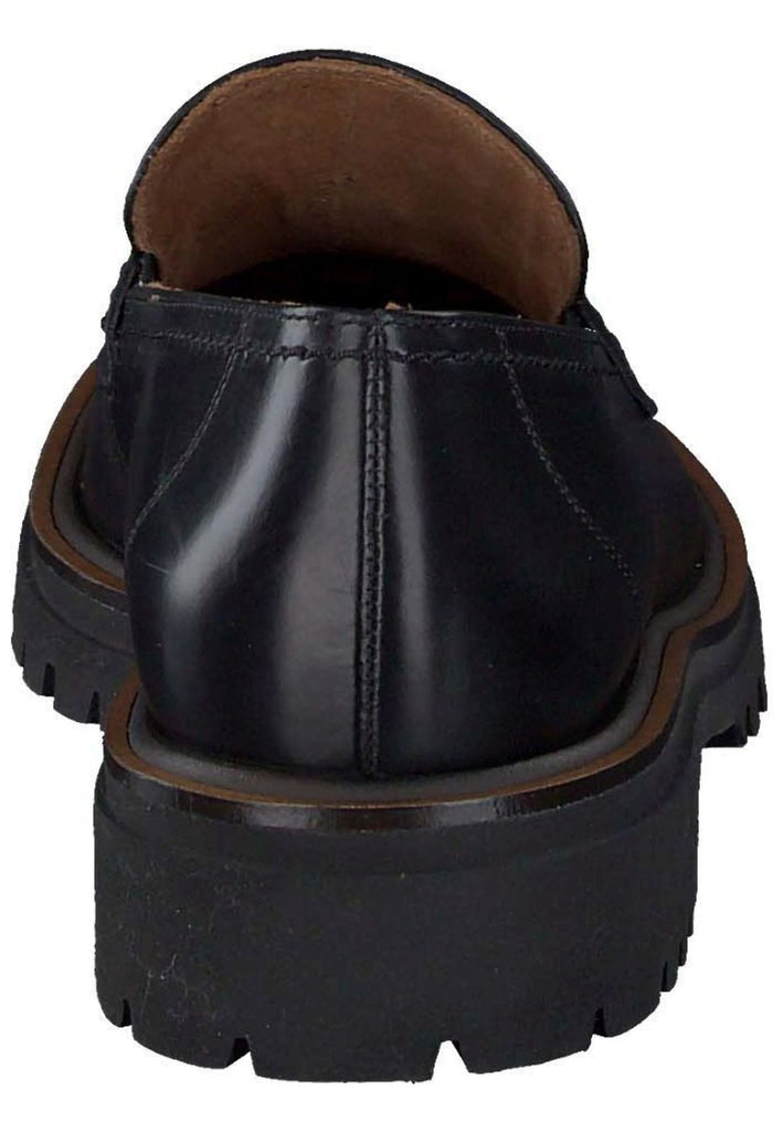 Paul Green Slipper Glattleder Schwarz