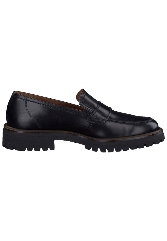 Paul Green Slipper Glattleder Schwarz