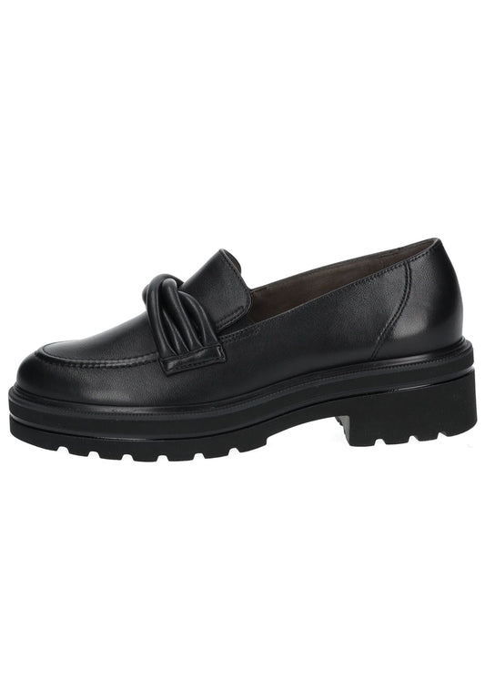 Paul Green Slipper Glattleder Schwarz