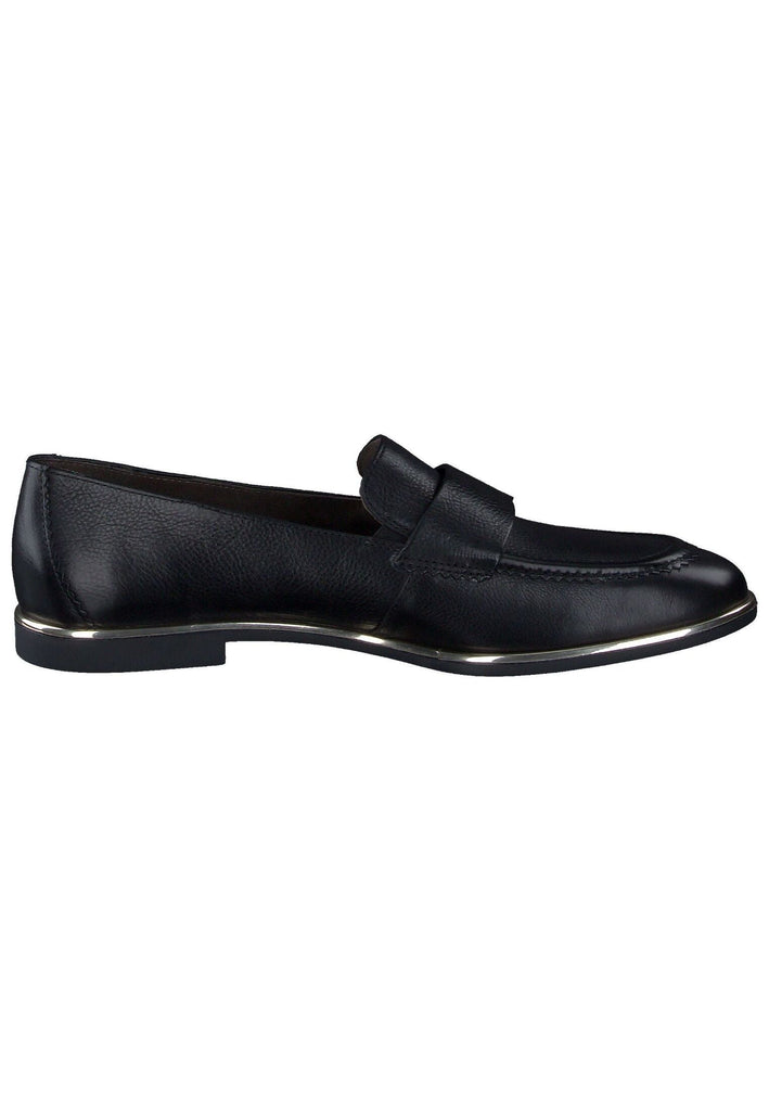 Paul Green Slipper Glattleder Schwarz