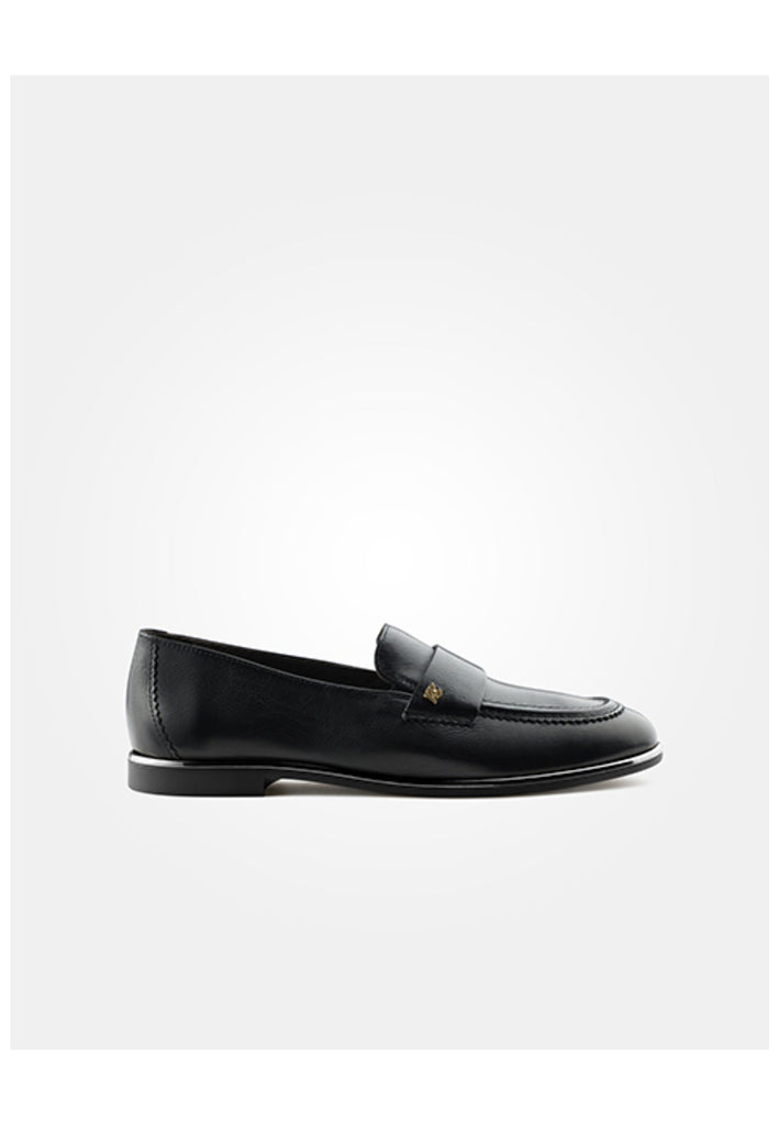 Paul Green Slipper Glattleder Schwarz