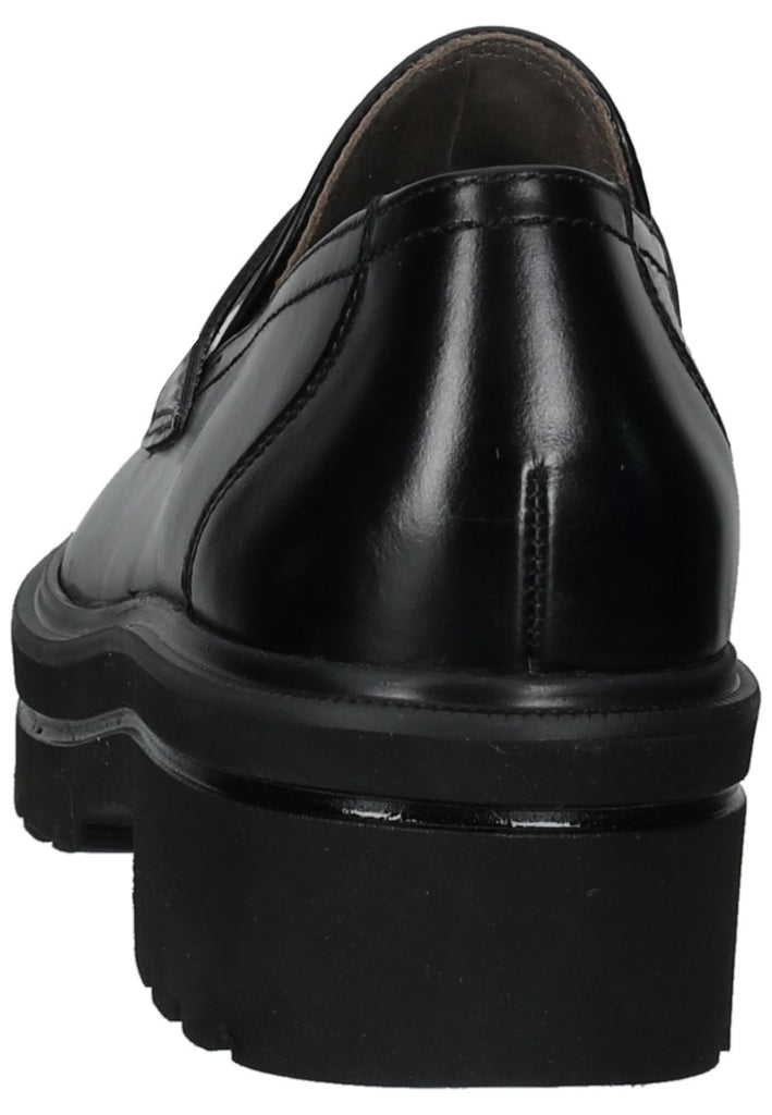 Paul Green Slipper Glattleder Schwarz