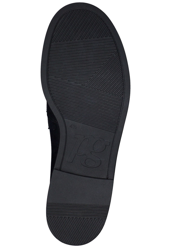 Paul Green Slipper Glattleder Schwarz