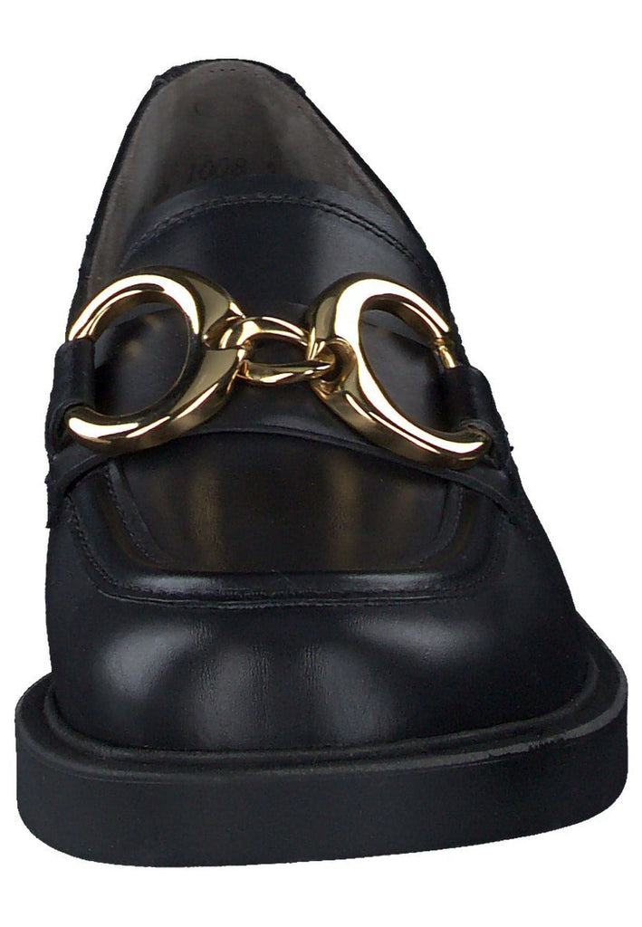 Paul Green Slipper Glattleder Schwarz