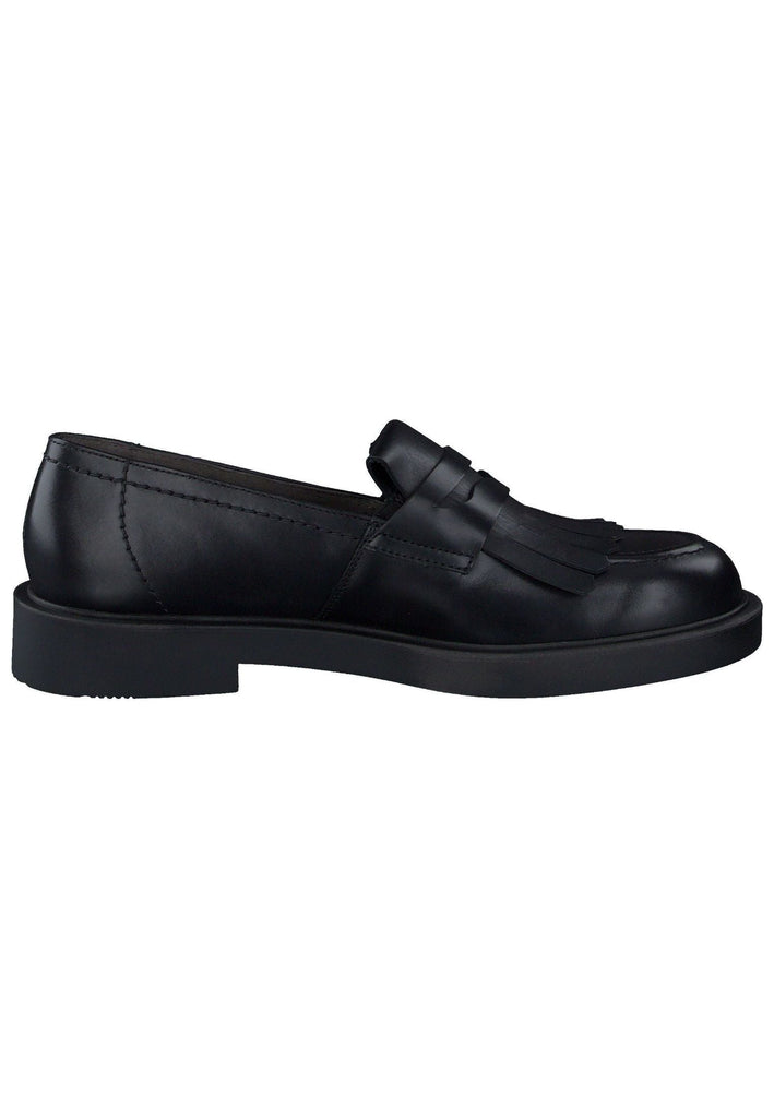 Paul Green Slipper Glattleder Schwarz