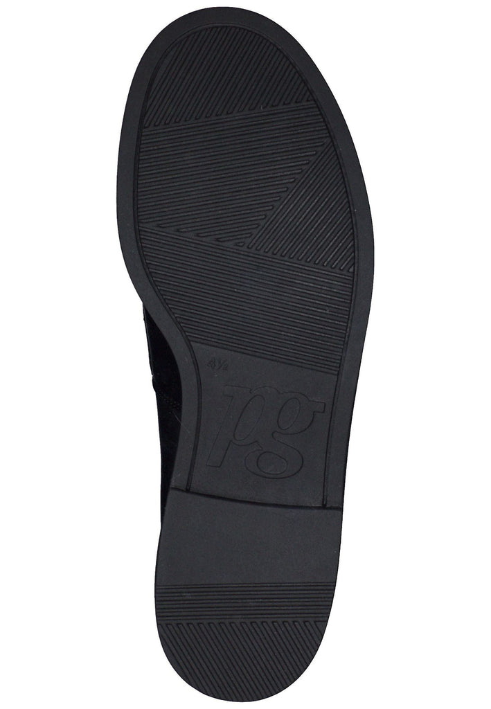 Paul Green Slipper Glattleder Schwarz