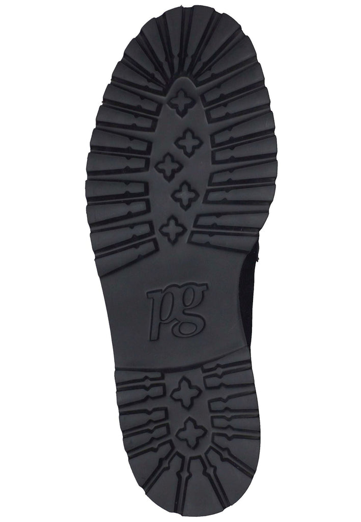 Paul Green Slipper Glattleder Schwarz