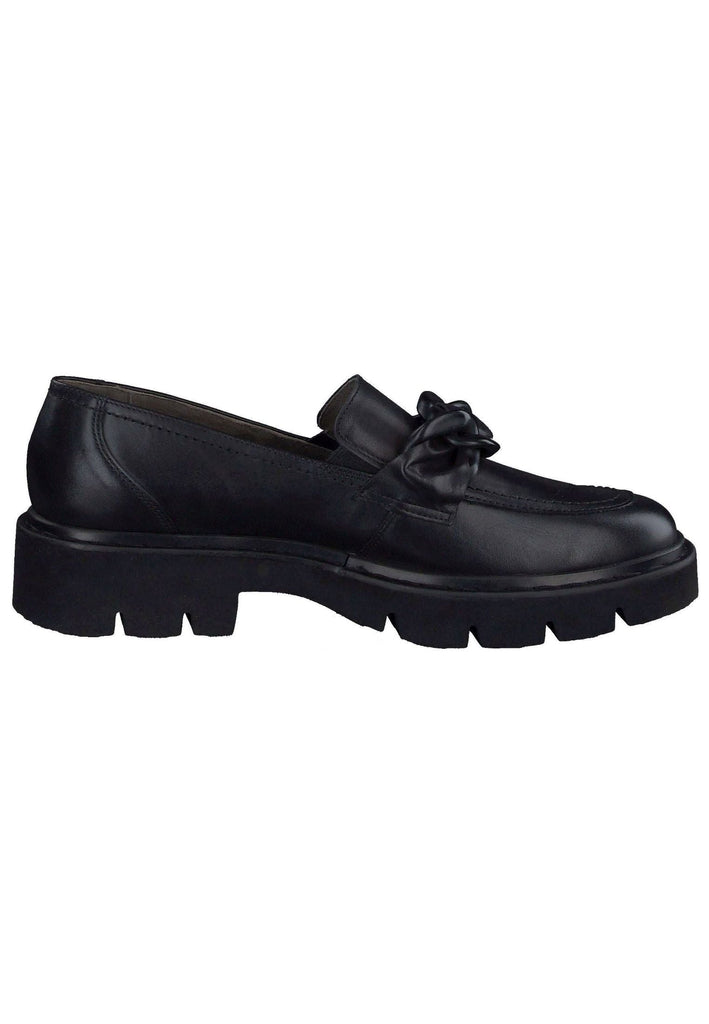 Paul Green Slipper Glattleder Schwarz