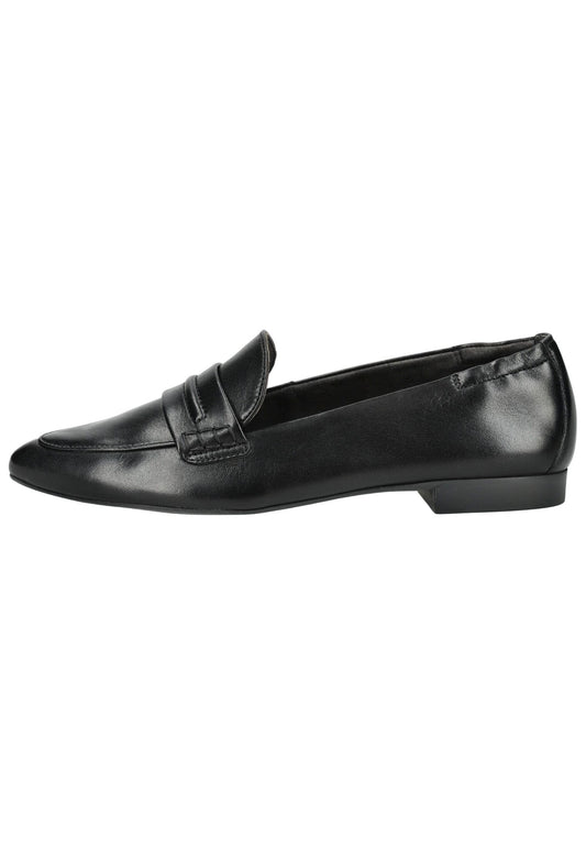 Paul Green Slipper Glattleder Schwarz