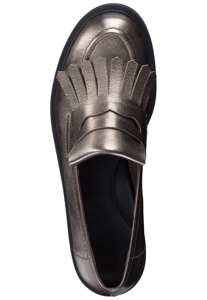 Paul Green Slipper Leder Bronze