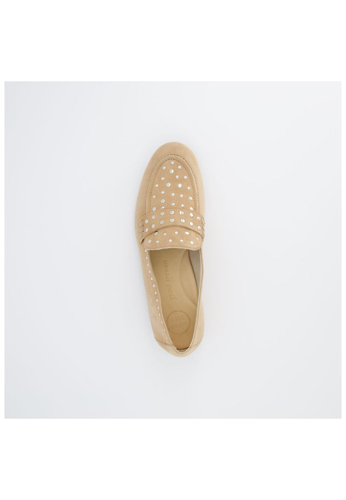 Paul Green Slipper Leder Hellbraun