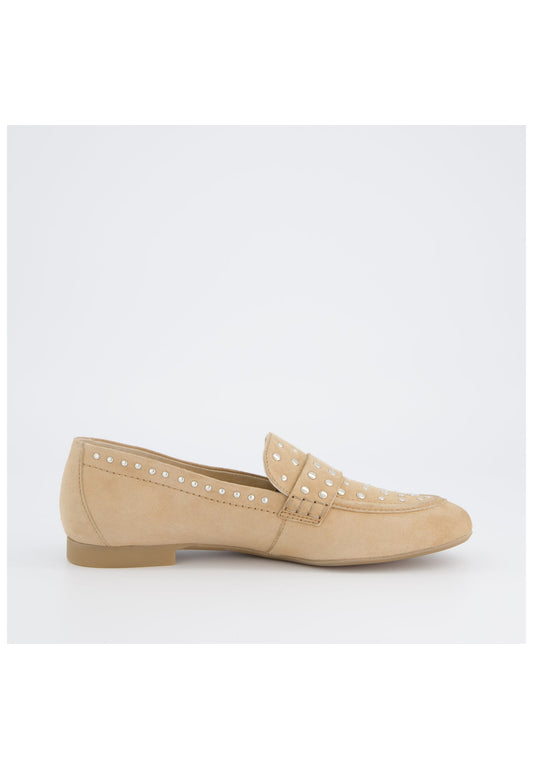 Paul Green Slipper Leder Hellbraun