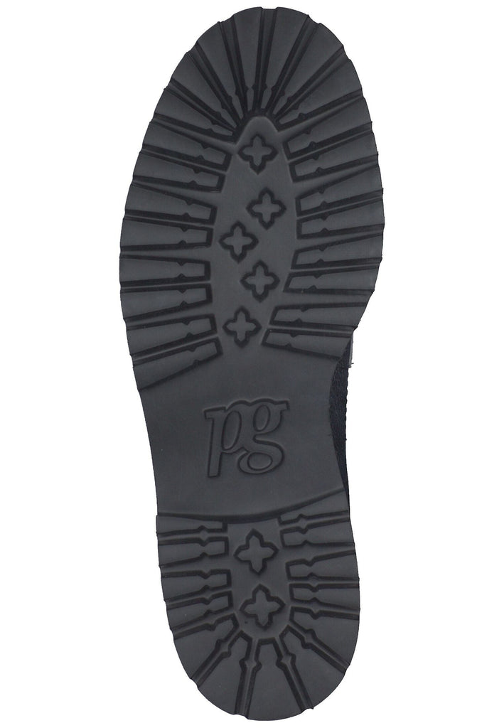 Paul Green Slipper Leder Metallic Silver