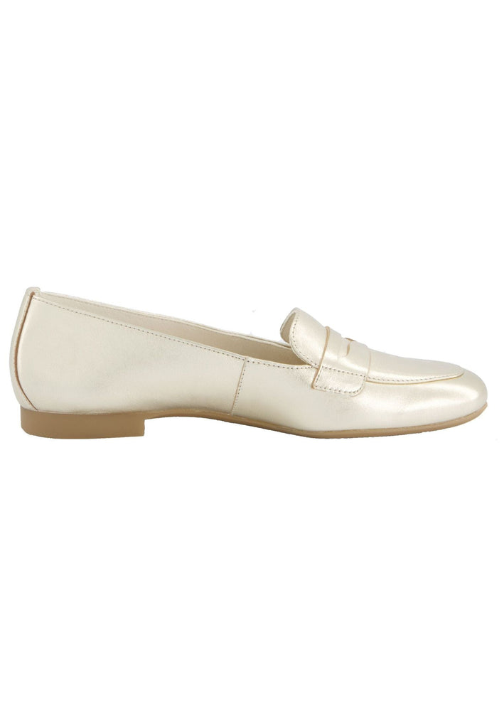 Paul Green Slipper Leder Platin