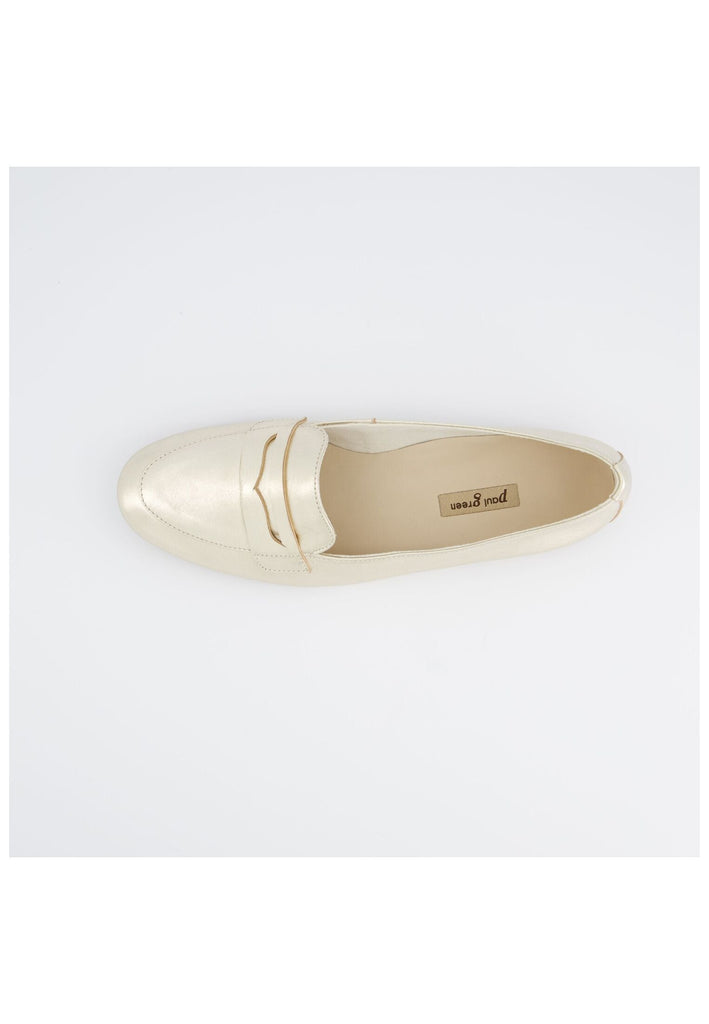 Paul Green Slipper Leder Platin