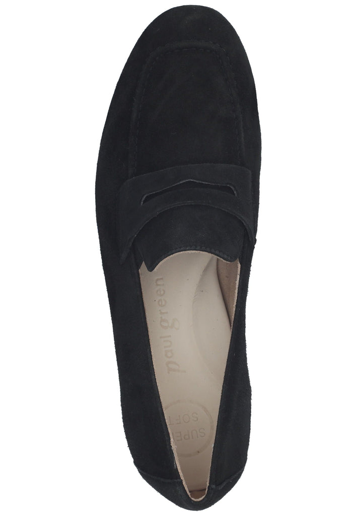 Paul Green Slipper Leder Schwarz