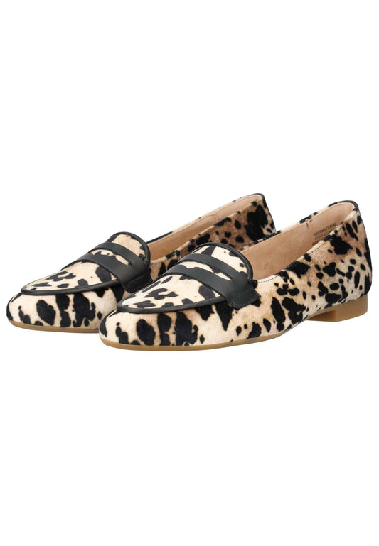 Paul Green Slipper Leder/Textil Leopard