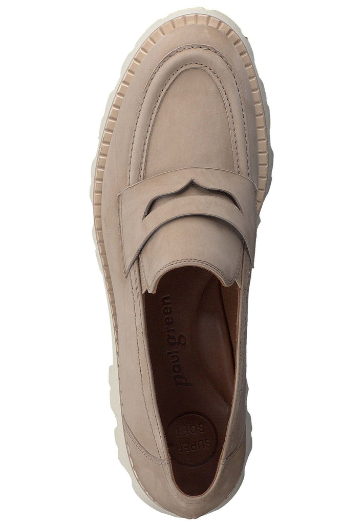 Paul Green Slipper Nubukleder Beige