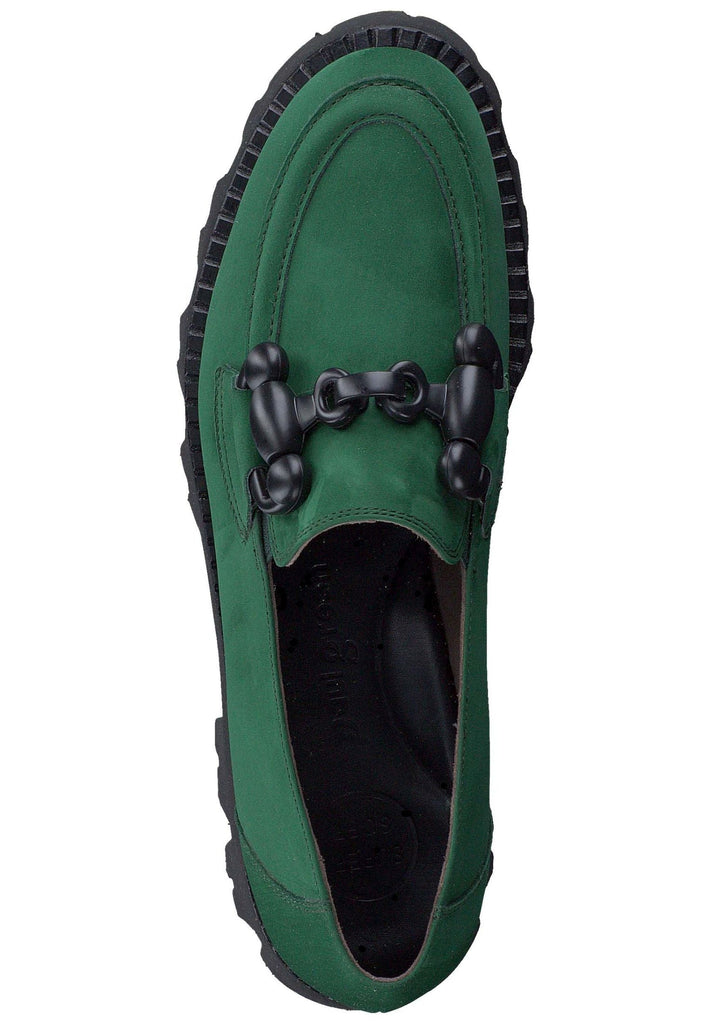 Paul Green Slipper Nubukleder Grün