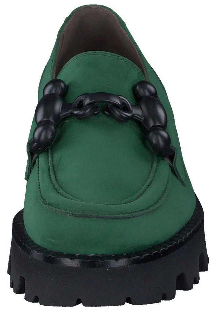 Paul Green Slipper Nubukleder Grün