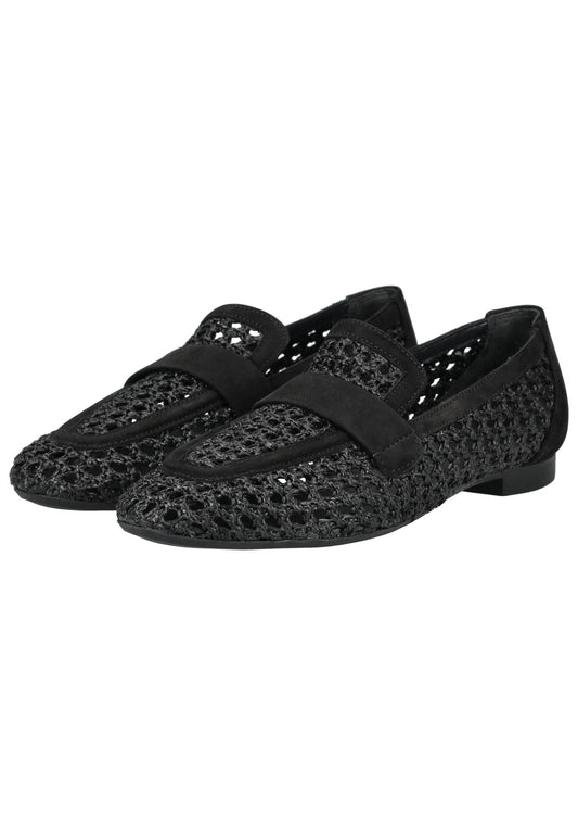 Paul Green Slipper Nubukleder Schwarz