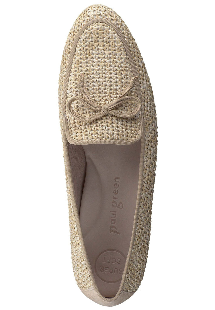 Paul Green Slipper Textil Beige/Braun