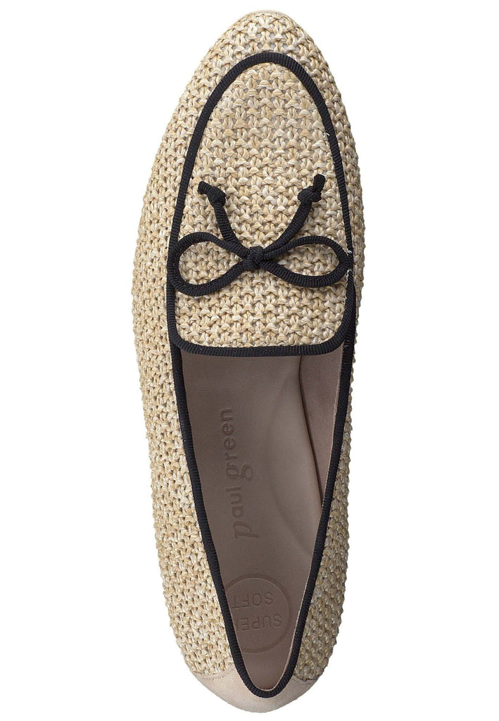 Paul Green Slipper Textil Braun/Schwarz