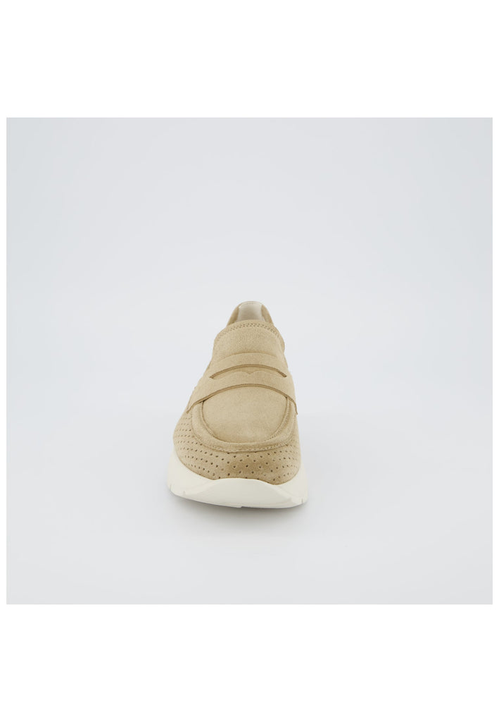 Paul Green Slipper Veloursleder Beige