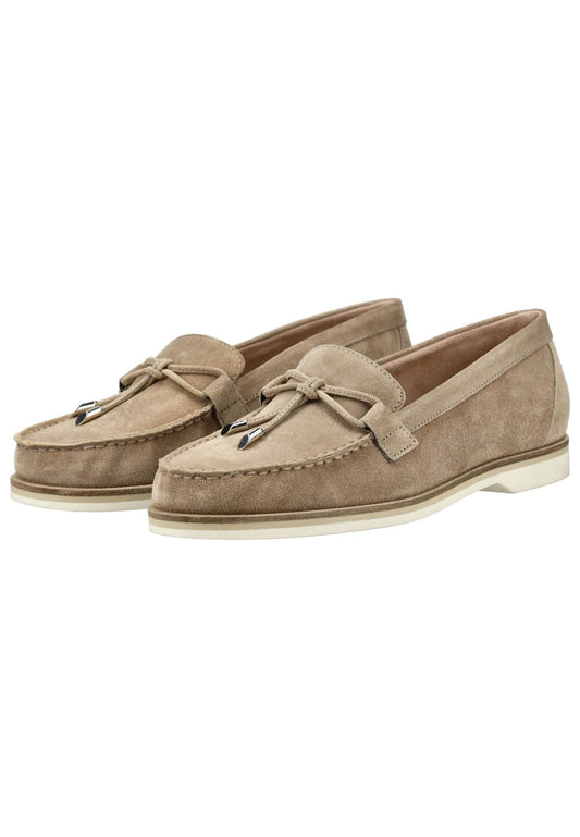 Paul Green Slipper Veloursleder Beige