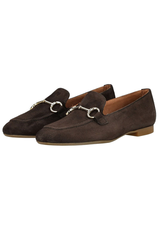 Paul Green Slipper Veloursleder Braun