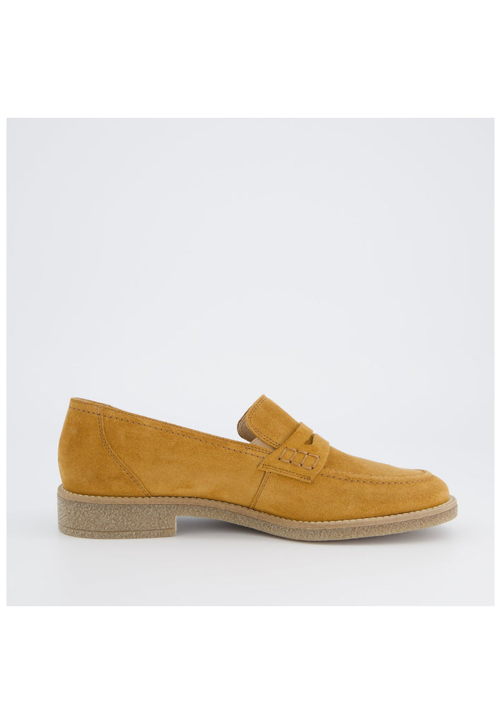 Paul Green Slipper Veloursleder Camel