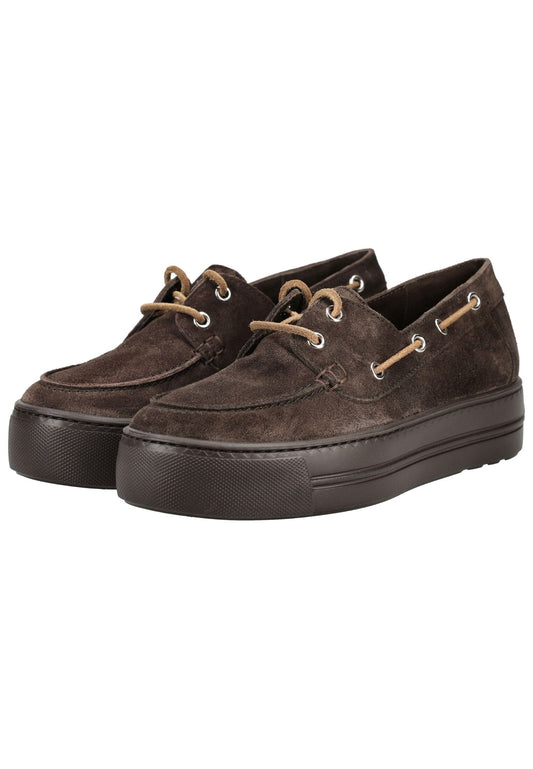 Paul Green Slipper Veloursleder Mocca
